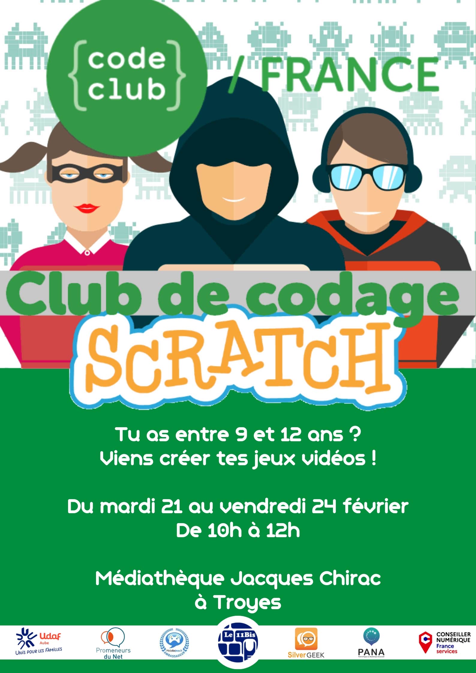 Code Club | Initiation à Scratch - Médiathèque de Troyes Champagne Métropole