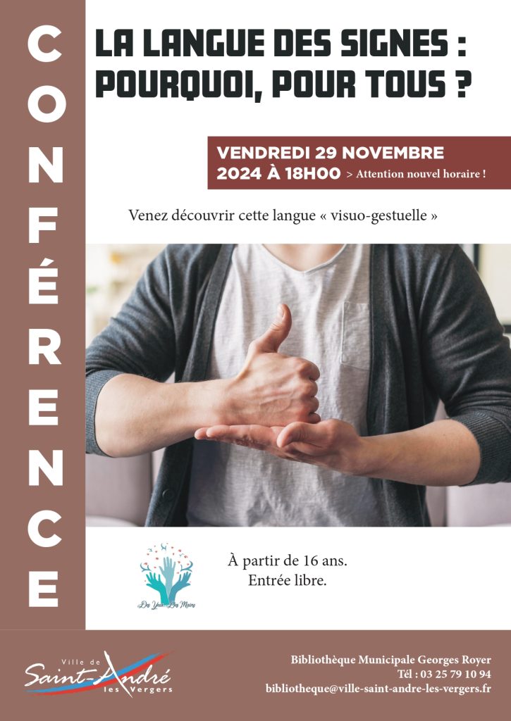 affiche conference sur la langue des signes page 0001