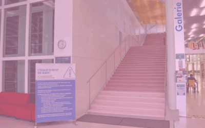 Travaux de l’escalier central