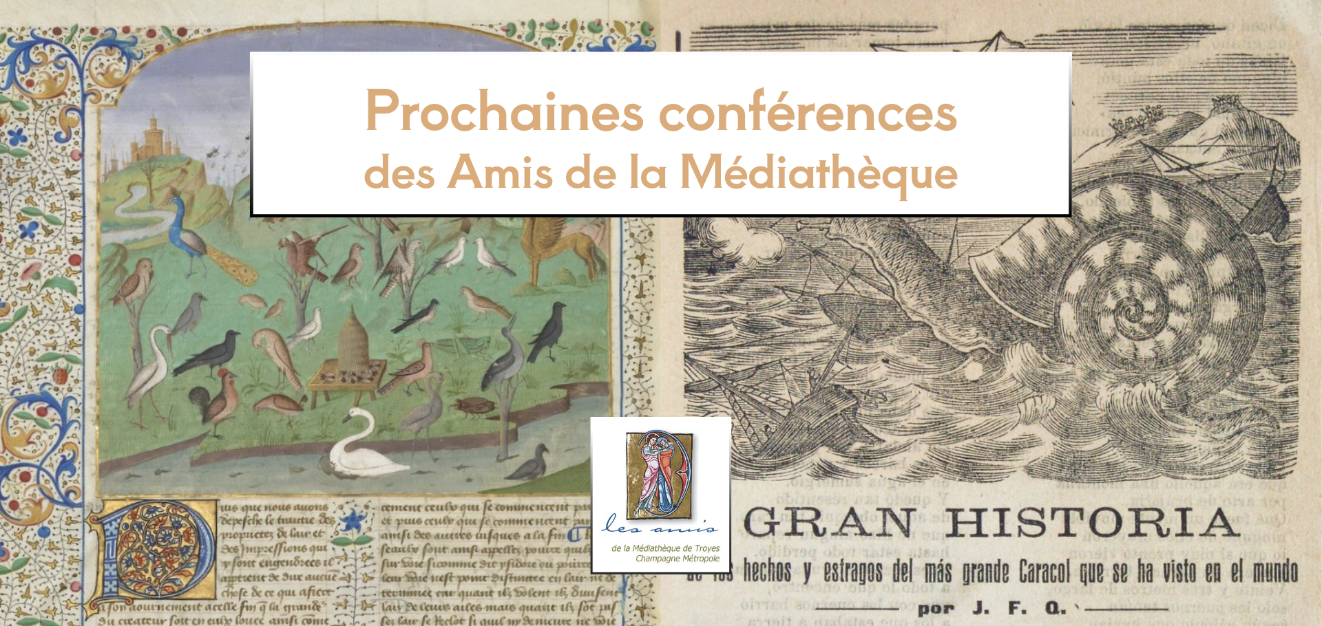 Conférences des Amis de la Médiathèque
